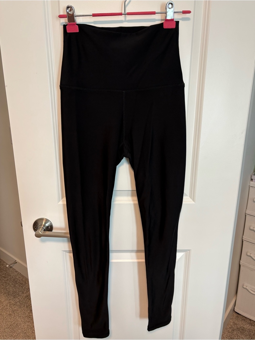 Sz L Silver Icing Fleece Lined Leggings